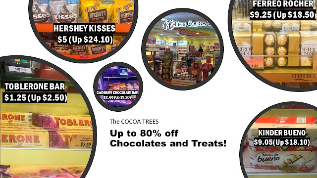 Get 80% off your Chocolate and Treats at The Cocoa Trees Parkway Parade