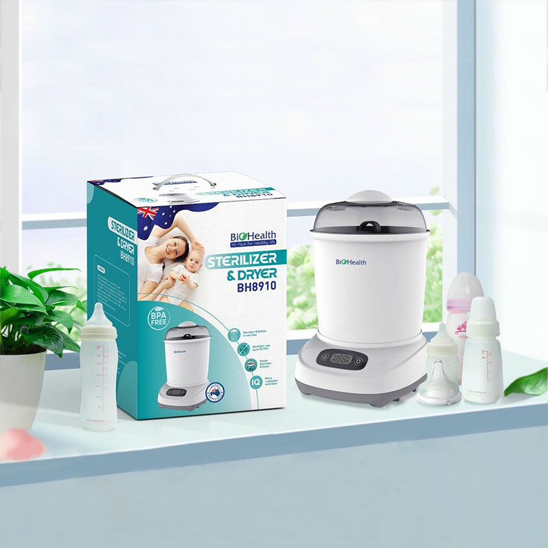 Máy tiệt trùng và sấy khô bình sữa BioHealth