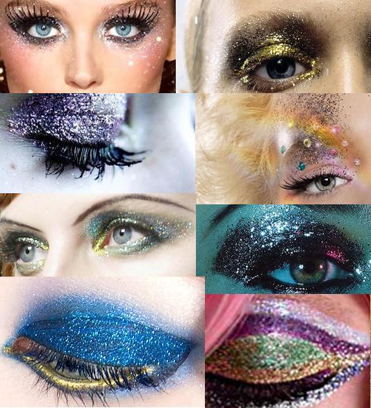 Collection of Gorgeous Glittery Eye Makeup
