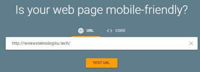 cara mengecek website menggunakan mobile friendly test