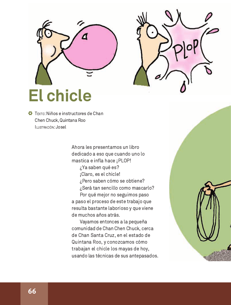 El chicle - Español Lecturas 4to 2014-2015