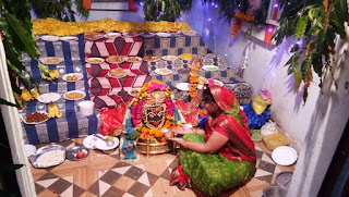 हरियाली अमावस्या पर भगवान भोलेनाथ का भांग से किया विशेष श्रृंगार