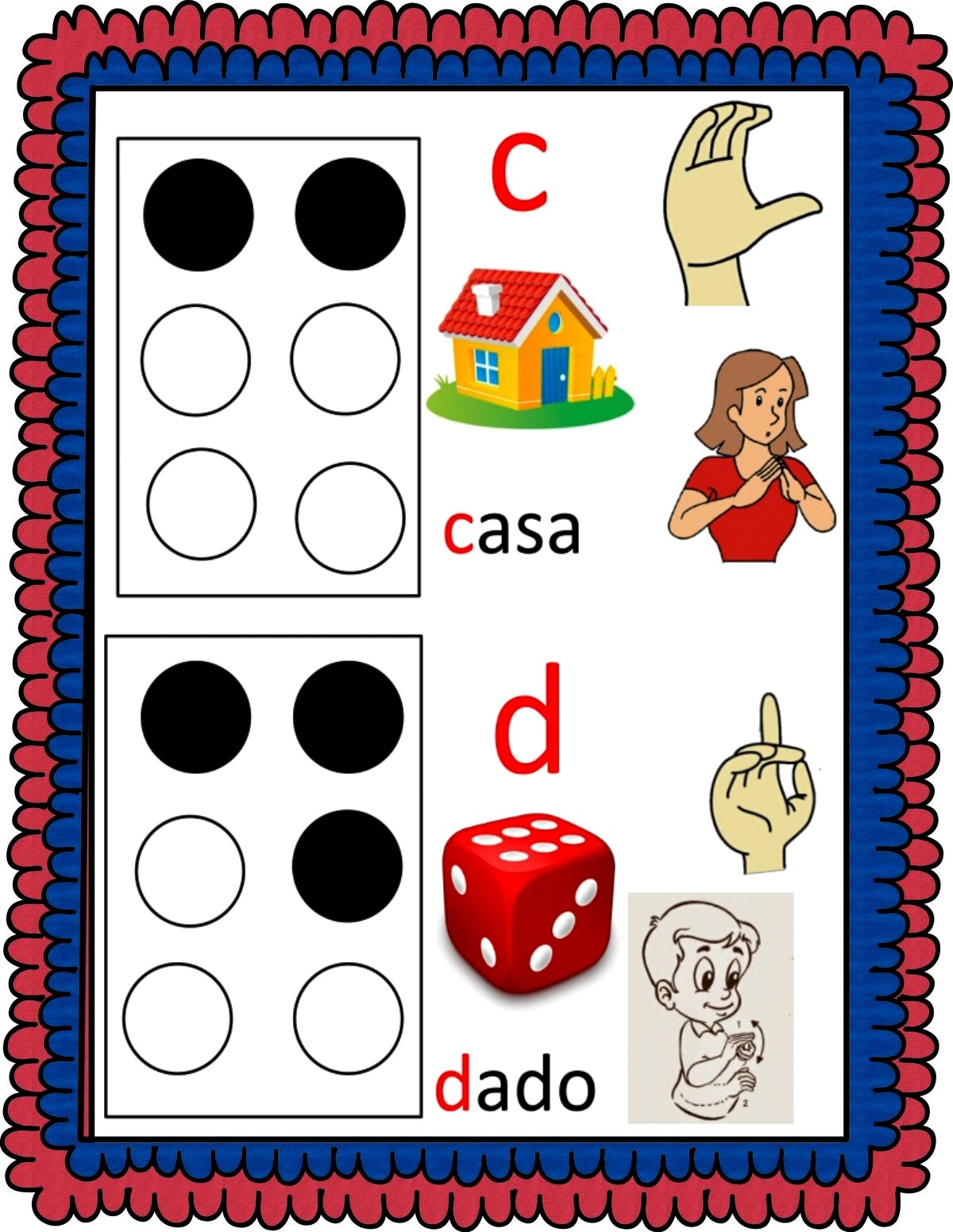 A Arte de Educar Alfabeto em libras e braile