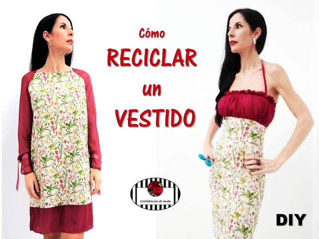 Cómo reciclar un vestido. DIY CHALLENGE: Transforma tu armario. TRUCOS DE COSTURA