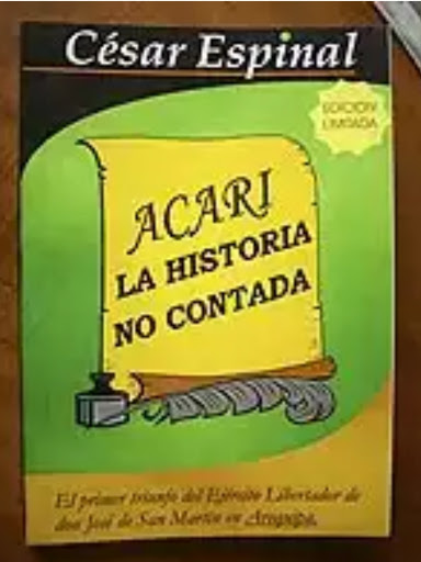 El libro que cambió la historia, sobre la 1ra.Victoria Gloriosa del Ejército Libertador en el Perú.