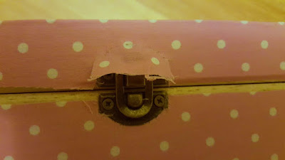 Fabric Covered Wooden Box