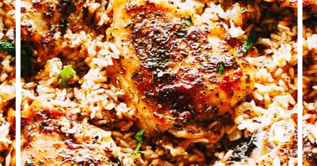 Garlic Butter Chicken and Rice Recipe