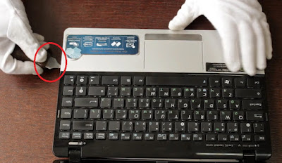 cara membuka dan memasang keyboard Asus eepc 1215B