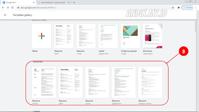 google, google doc, google office, tutorial google, tutorial google doc, tutorial, dokumen, document, cv menarik, curriculum vitae, resume, template cv, cv lamaran kerja,