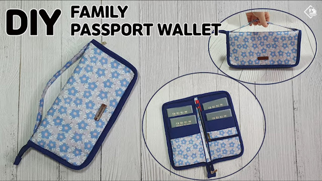DIY Passport Wallet by Tendersmile Handmade