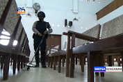 Antisipasi Teror Saat Paskah, Tim Jibom Sterilisasi Gereja Di Tuban
