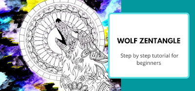how to draw a zentangle