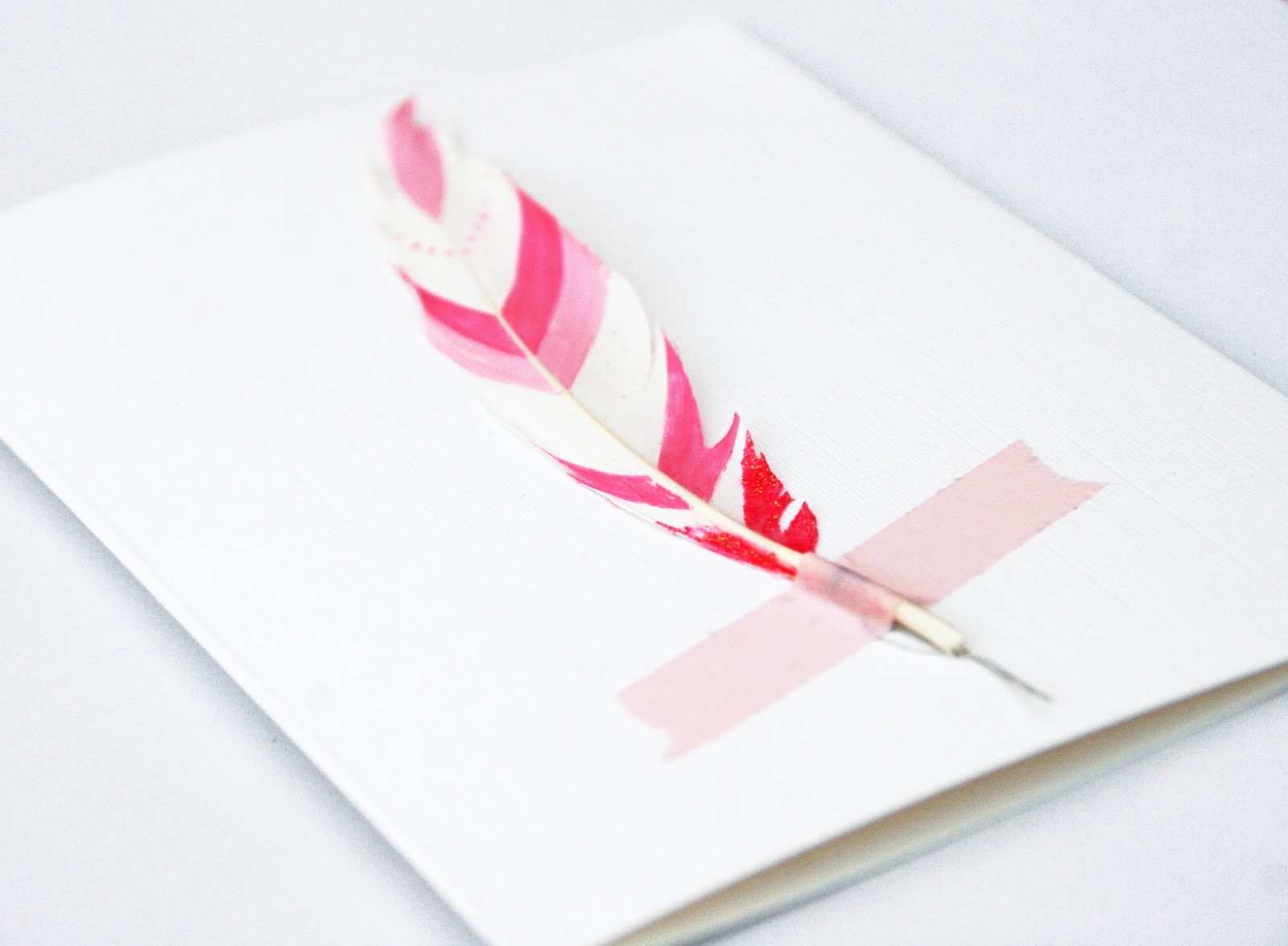 https://www.etsy.com/uk/listing/176287888/pink-feather-valentine-card-card