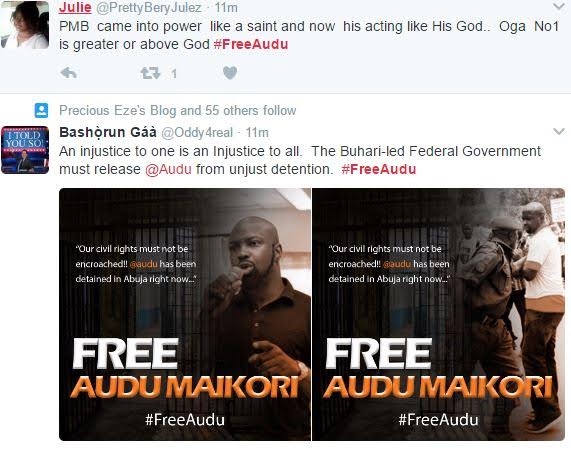 5 Following Audu Maikori's arrest, MI Abaga leads #FreeAudu campaign on social media