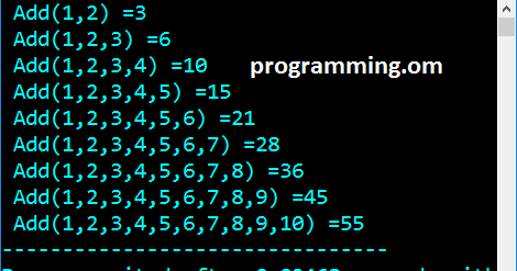 Program in C++ to add the given numbers using function with default ...