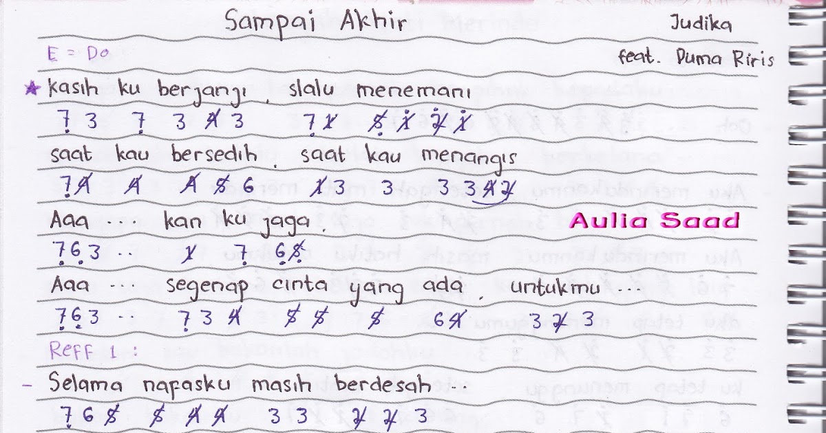 Husmanss Chord Judika Mama Papa Larang Chordtela