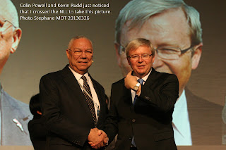 Colin Powell and Kevin Rudd