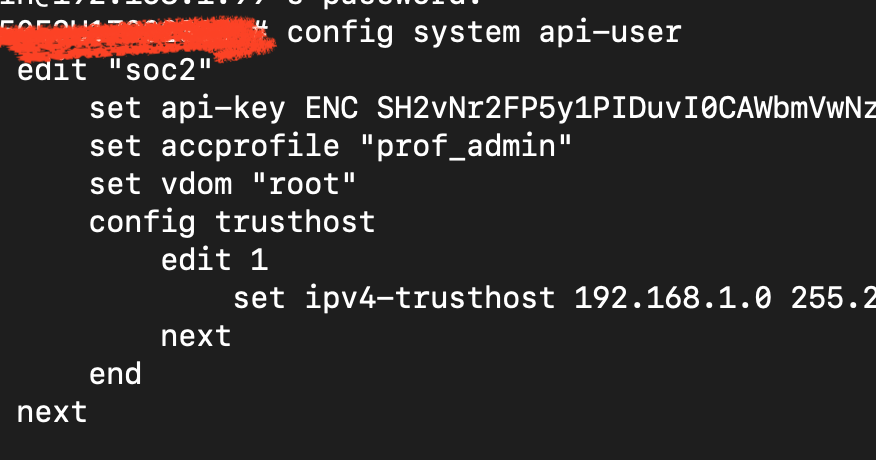 Ken Felix Security Blog: Howto Use FortiOS api-user