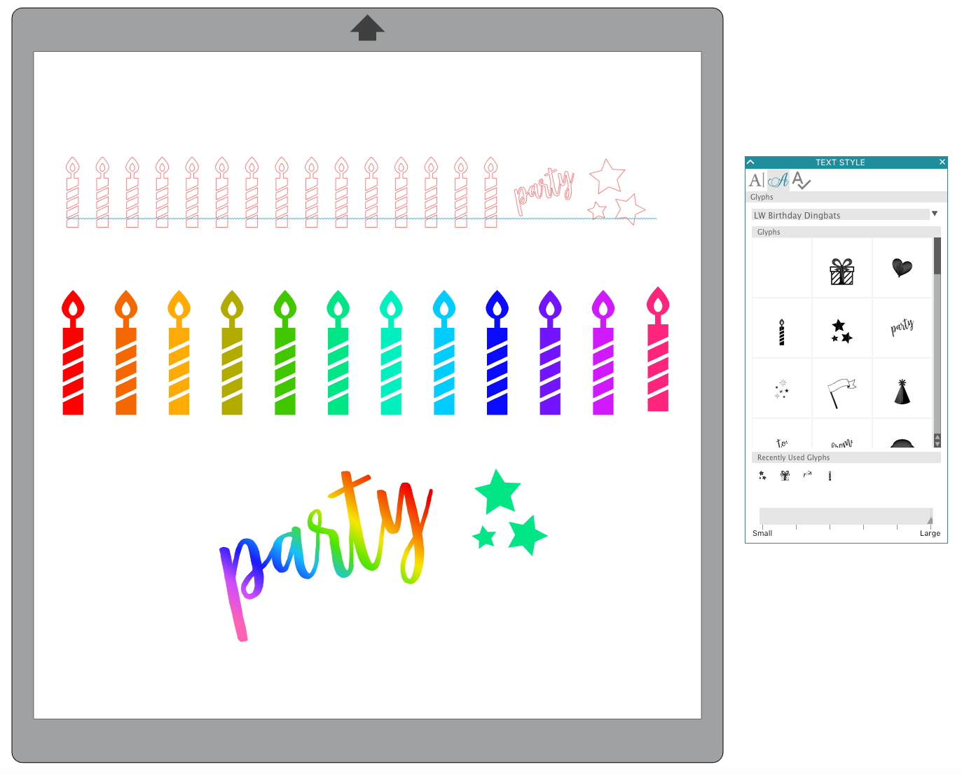 Download Silhouette Uk Using The New Glyphs Panel In V4 1 Designer Edition SVG Cut Files