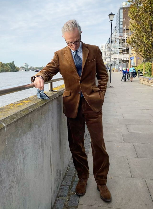 Corduroy and Moleskin Brisbane Moss and Cordings of Piccadilly Grey Fox