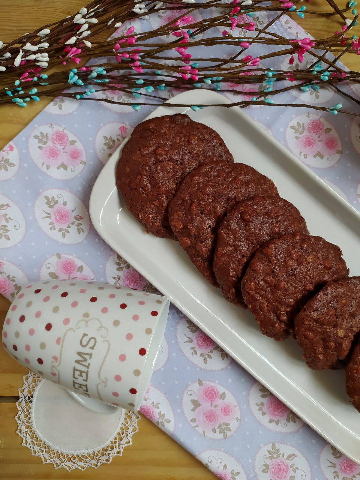 Galletas de granola y chocolate