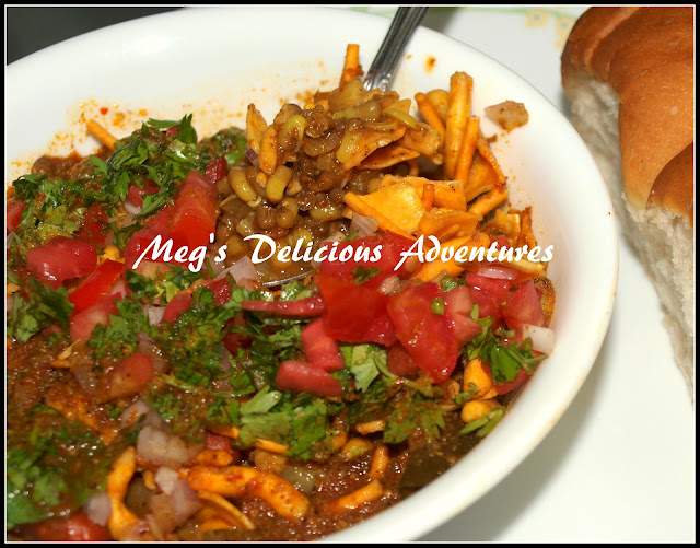 Kolhapuri Misal (Spicy Moth beans Chaat)