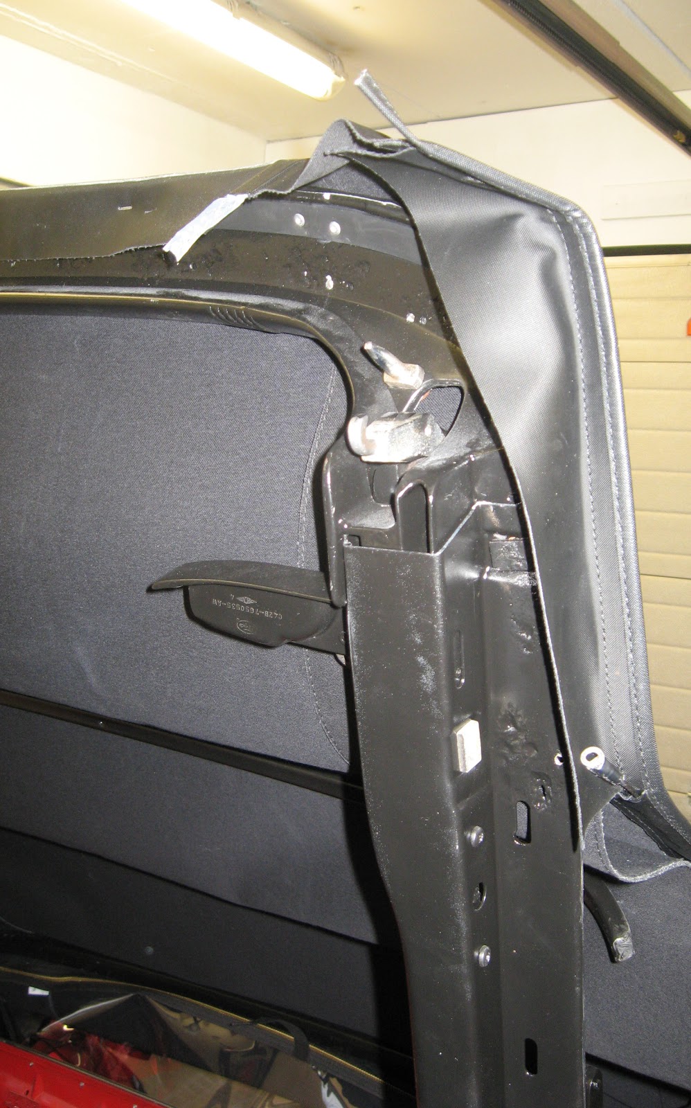 Restoration of a 1965 Mustang Convertible Top Replacement Part III