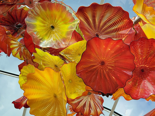 image of glass art at the Chihuly Garden and Glass