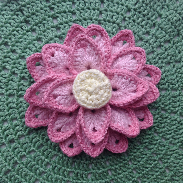 Crochet Flowers Lotus | Afghan Patterns