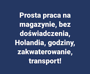 Prosta praca na magazynie w Holandii