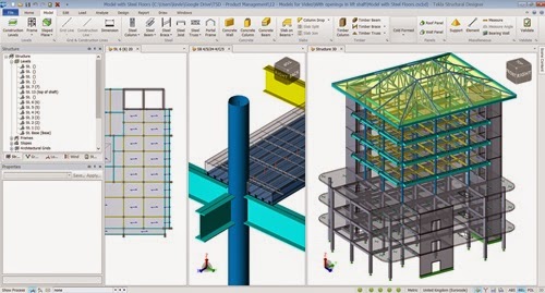 SimplyCAD: Tekla Releases Structural Designer for 3D Modeling