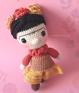 PATRON GRATIS FRIDA KAHLO AMIGURUMI 38579