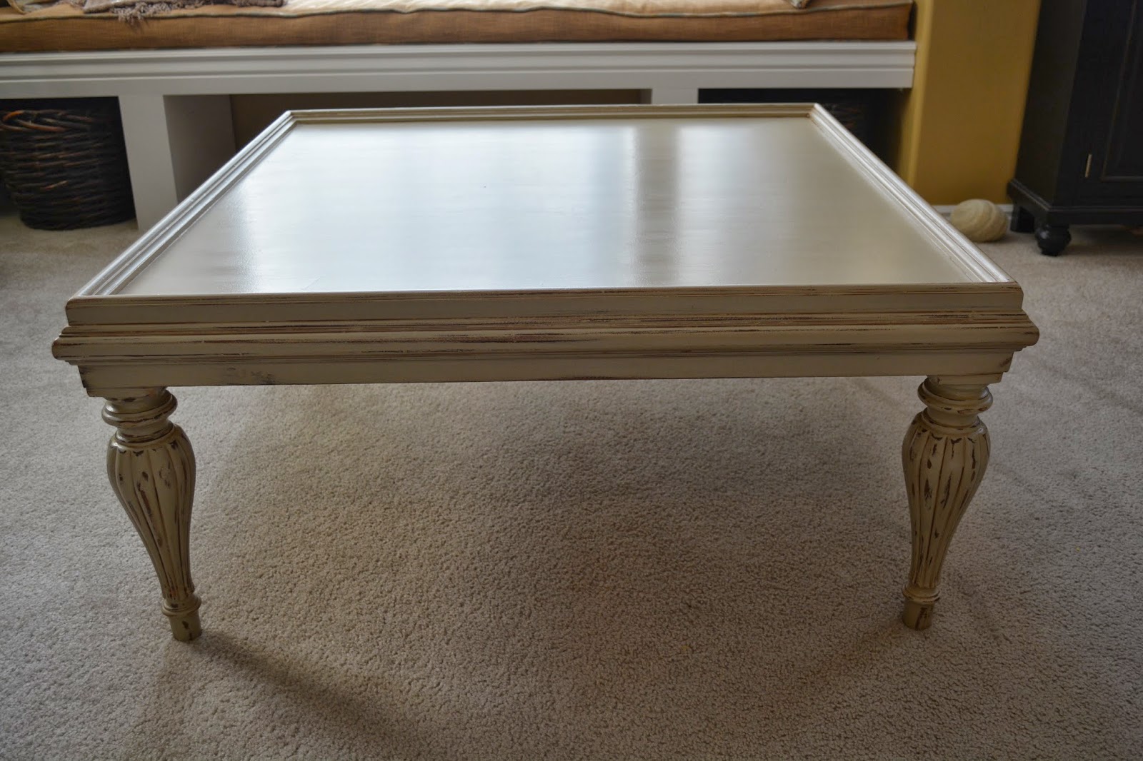 B's Refurnishings Large, Square Coffee Table