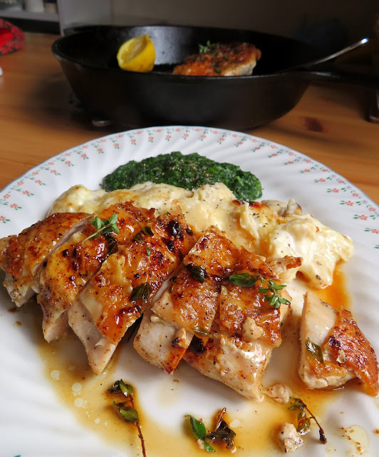 Pan Roasted Chicken Breasts with Thyme