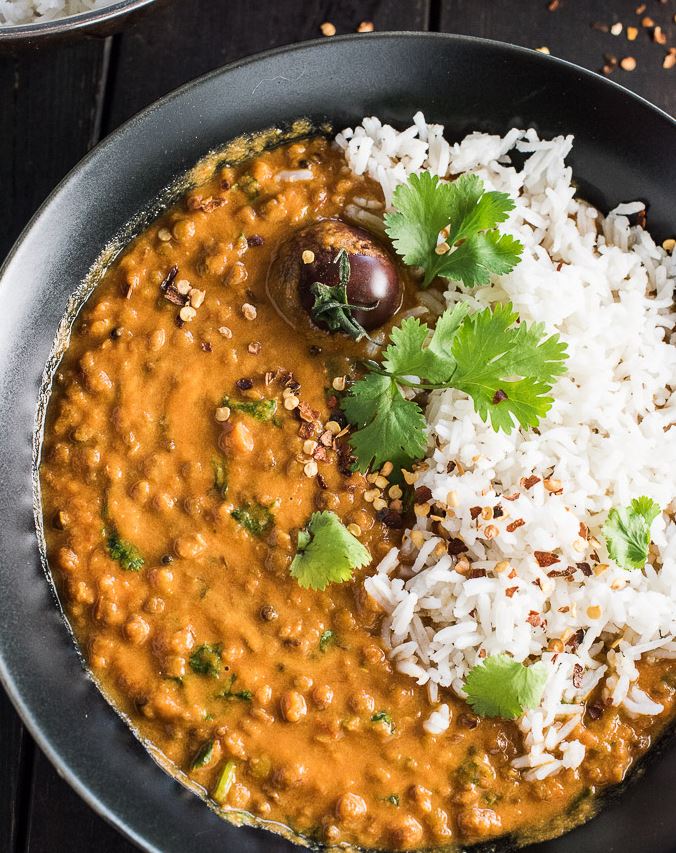 Creamy Coconut Curry Lentils