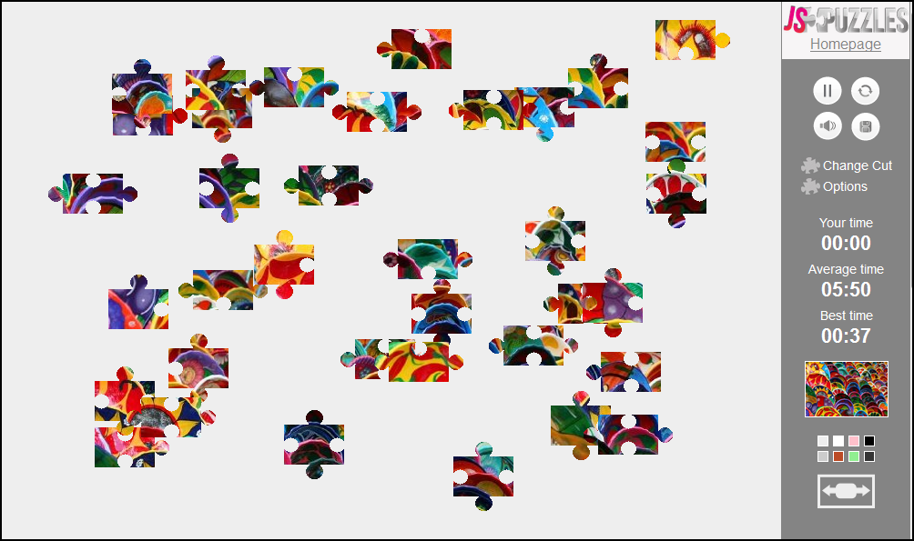 Main jigsaw puzzles online di JS Puzzle