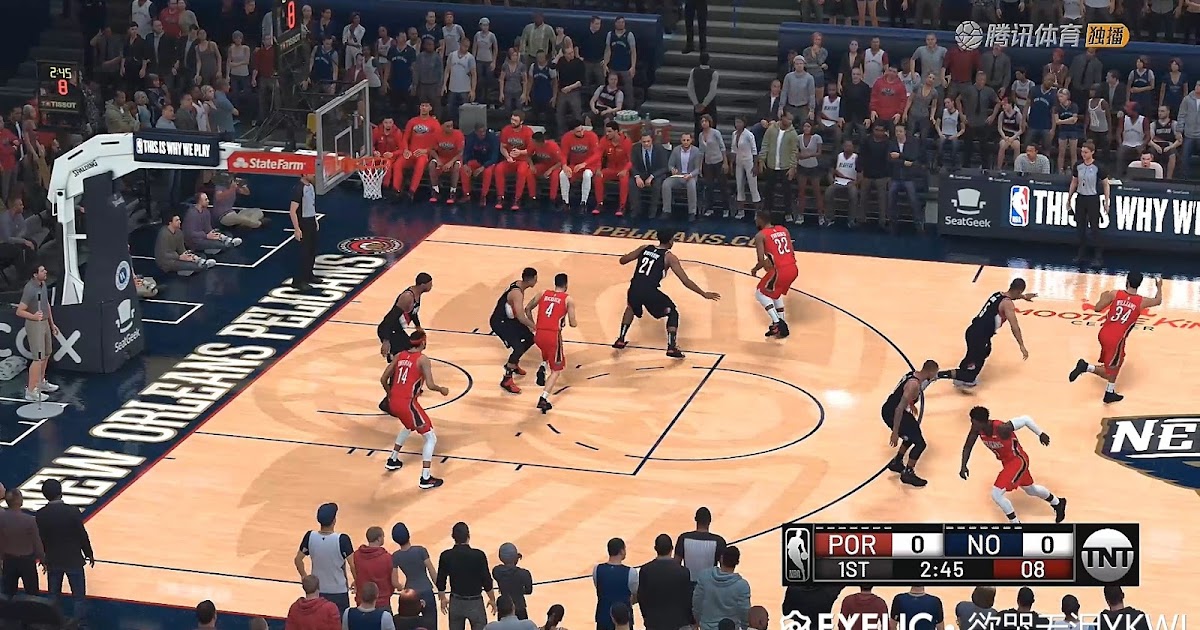 NBA 2K20 Realism Graphic Mod New Orleans Pelicans Arena by Looyh