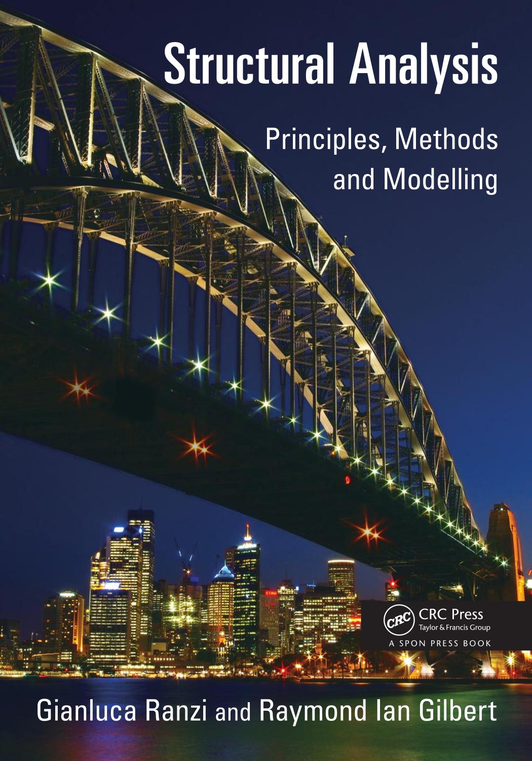Structural Analysis Principles, Methods and Modelling Engineering Books