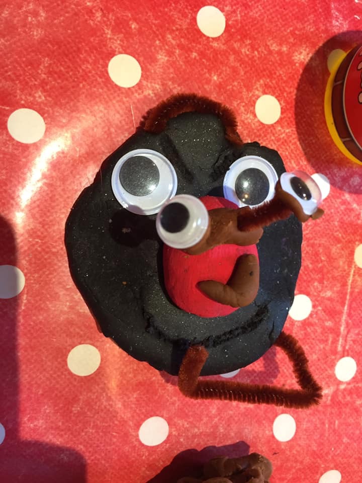 Conker Fun with Play Dough - Comic Relief / Red Nose Day Activity