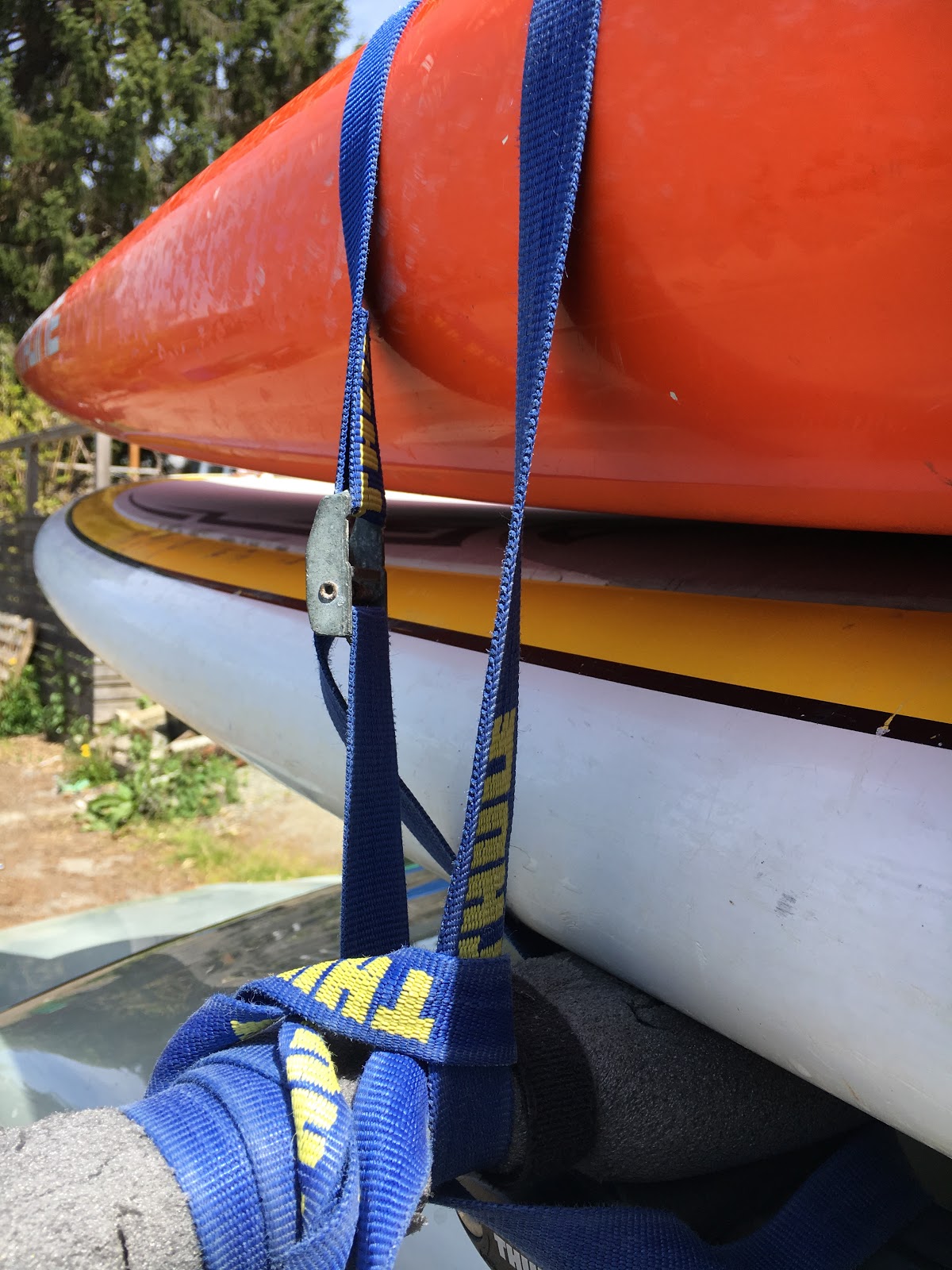 How to Prevent Car Rack Strap Noise / Salmon Bay Paddle