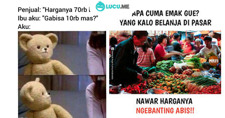 8 Meme Lucu 'Emak-Emak Nawar Belanjaan' Ini Kocaknya Terlalu Nyata