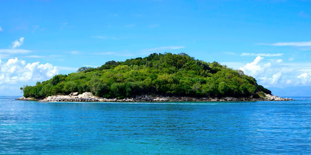 Island Covered With Green Trees Under the Clear Skies Island Covered With Green Trees Under the Clear Skies