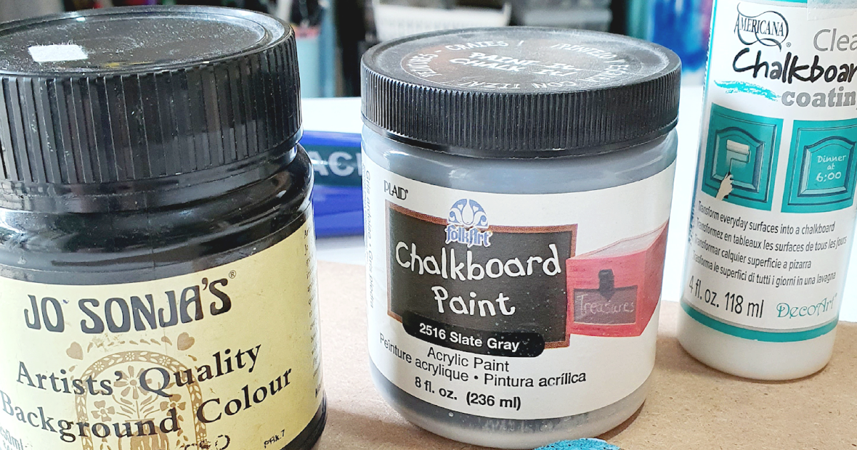 Craft Tip on Using Chalkboard Paints and Medium The Artsy Craftsy