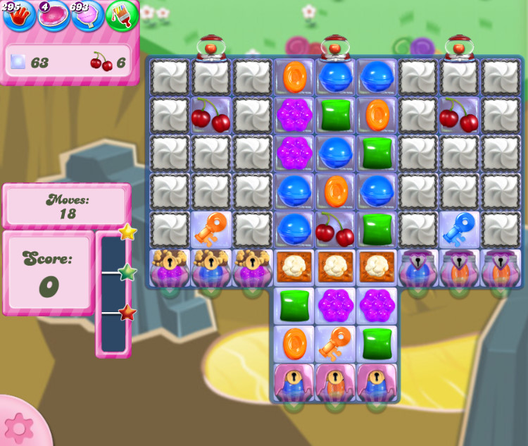 Candy Crush Saga level 2854 Candy Crush Saga level 2854