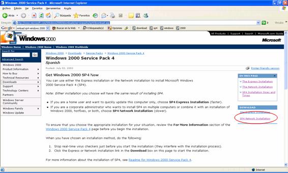 INFORMÁTICA FÁCIL - (Feisar - Formación): Configuración de Windows 2003 ...