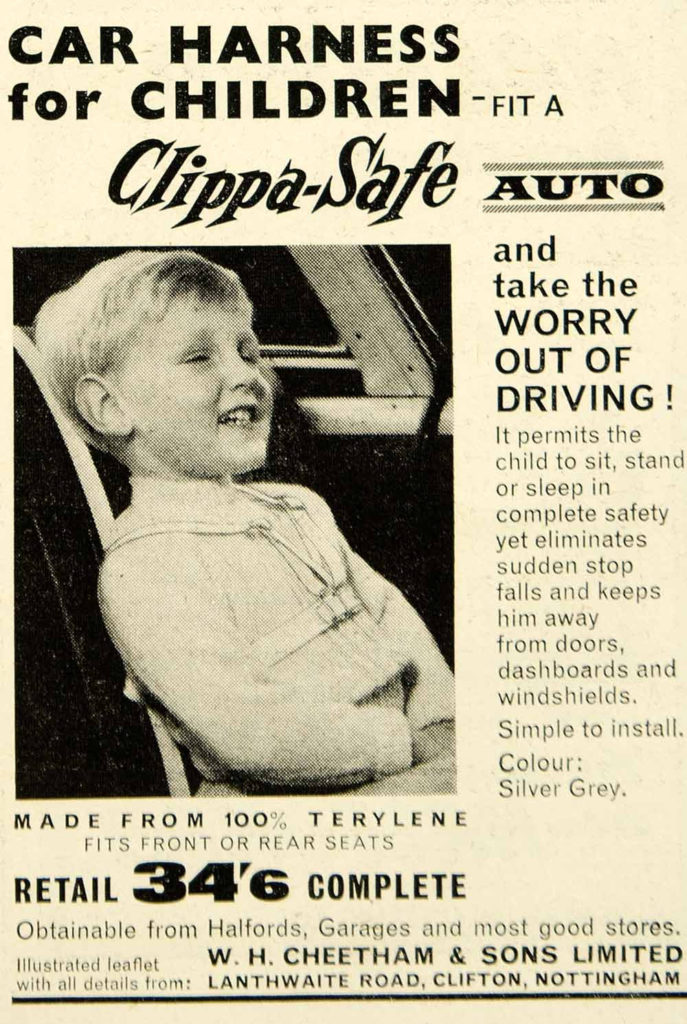 Odd and Unsafe Vintage Baby Car Seats From the Past