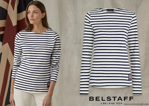 Kate Middleton wore Belstaff Britannia Drey Long Sleeved T-Shirt