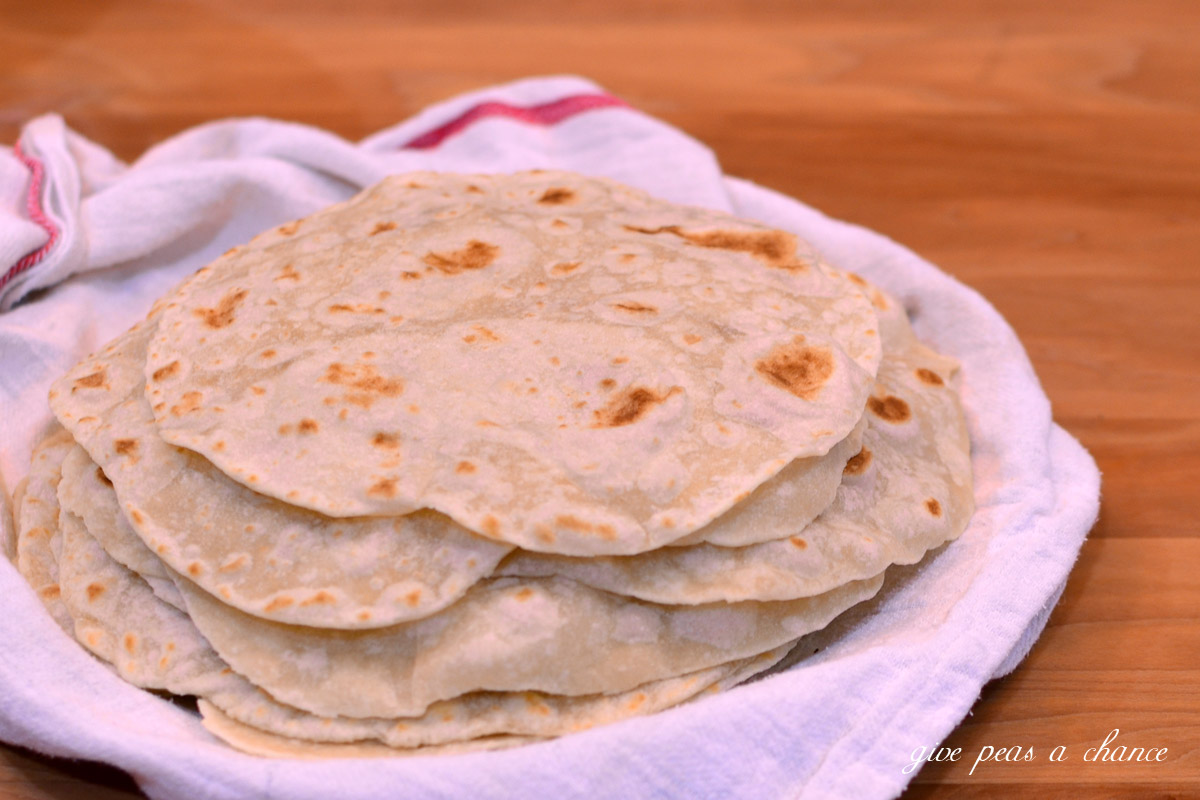 Give Peas a Chance Flour Tortillas