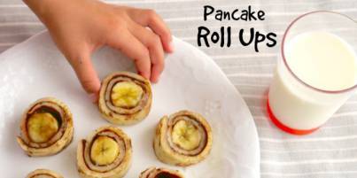 Ceriakan sarapan dengan Pancake Roll UP. Yuk baca resepnya.