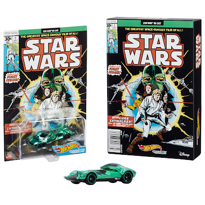 San Diego Comic-Con 2021 Exclusive Star Wars Green Darth Vader Hot Wheels Character Car